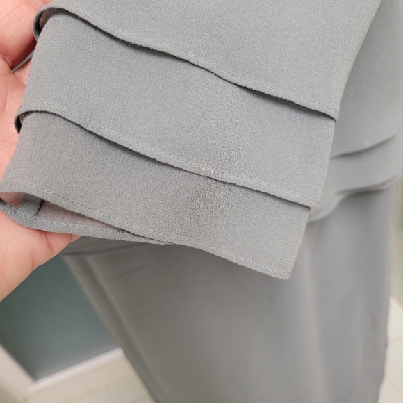 Miller Shor Vintage 2 Piece 100% Silk Crape Skirt and Top Size 8 - Picture 9 of 10